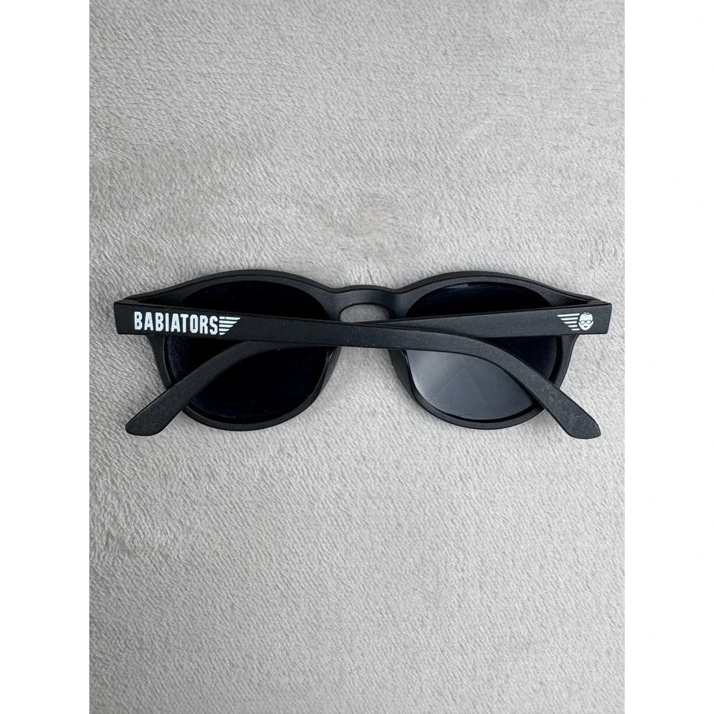 Babiators Keyhole‎ Sunglasses Kids Black Ops Black Round Flexible UV Protection